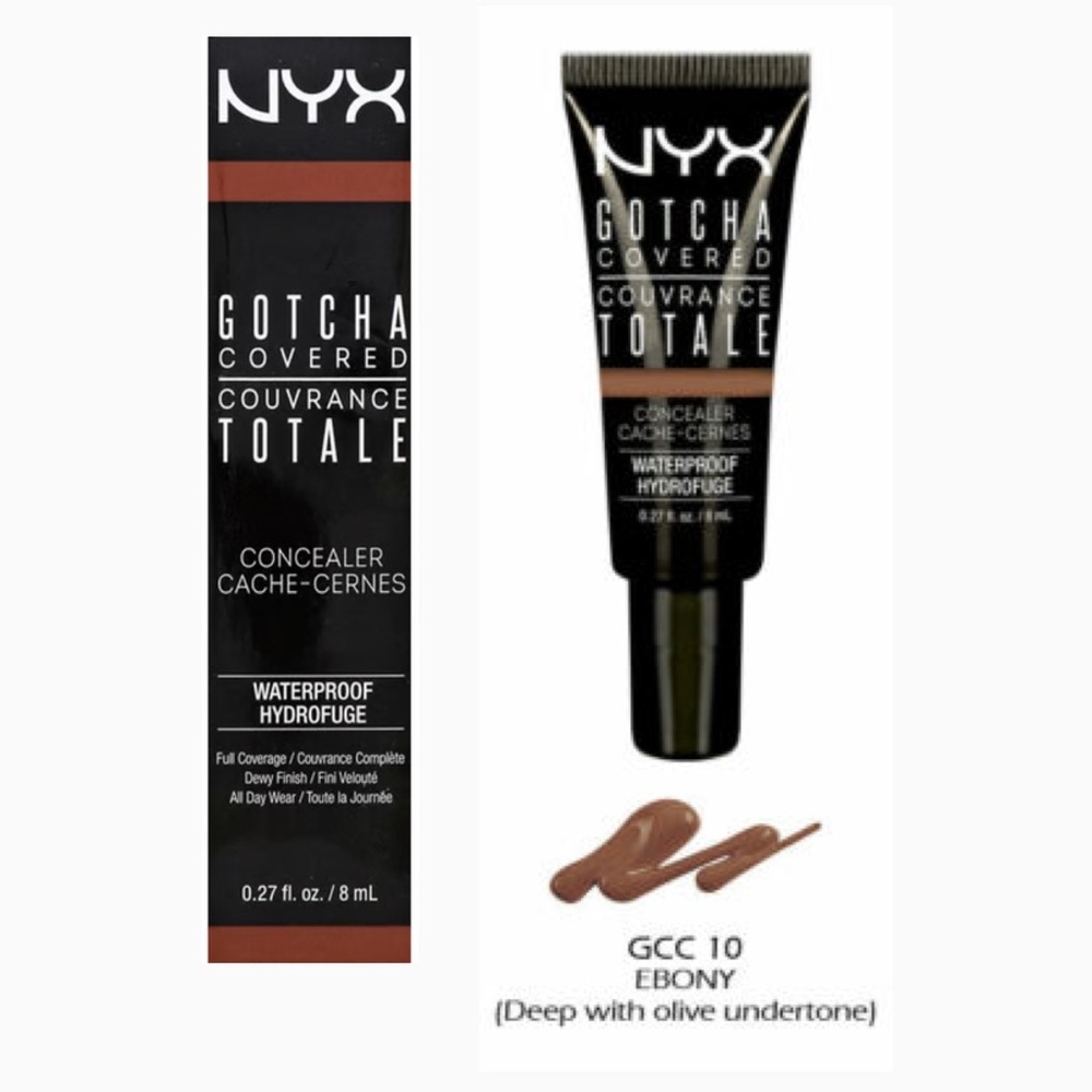 NYX Gotcha Covered Concealer in Ebony - #GCC10